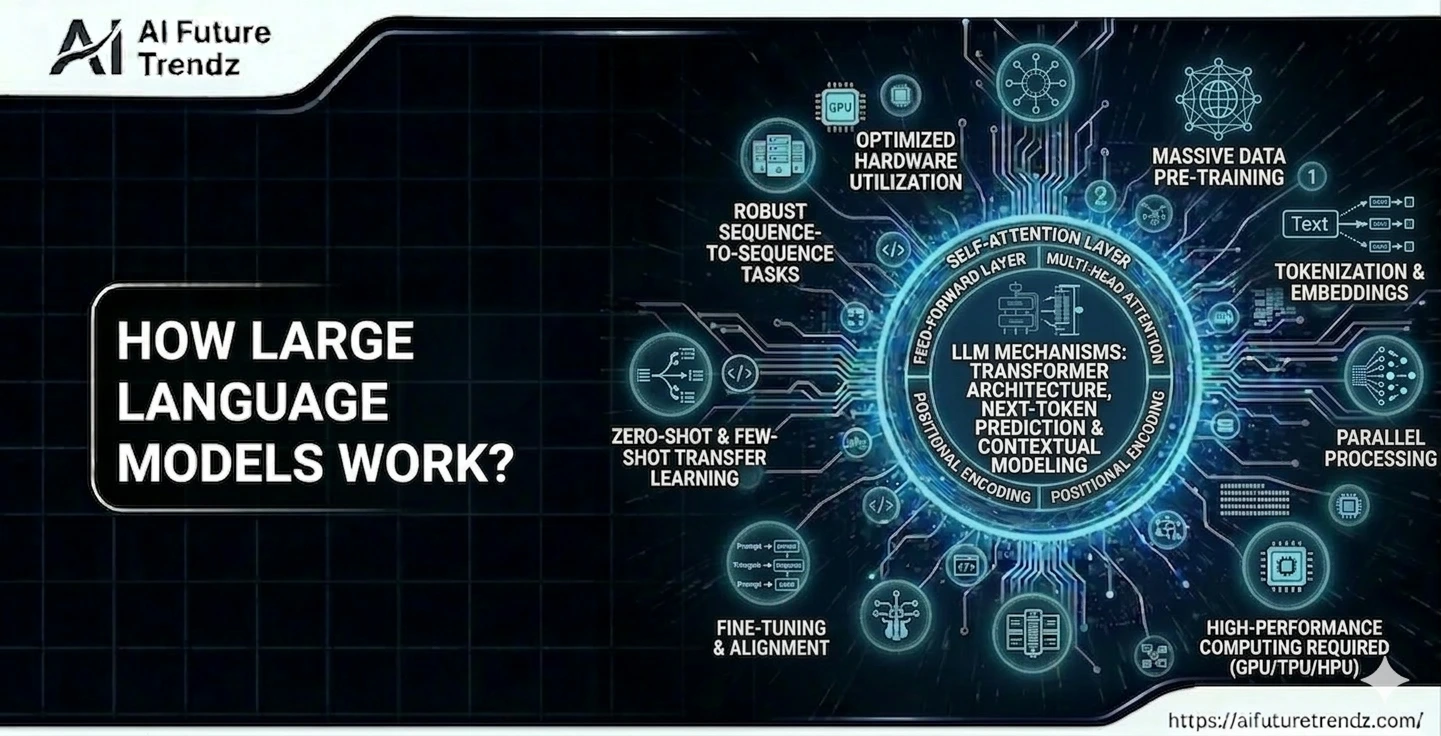 How Large Language Models Work Explained Simply